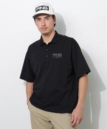【PING APPAREL】半袖カノコオーバーポロシャツ