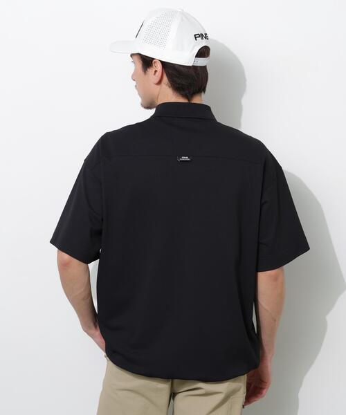 PING(ピン)の「【PING APPAREL】半袖カノコオーバーポロシャツ(ポロシャツ・メンズ・ブラック/ホワイト/ピンク・LL/S/LL1/M/L)」の4枚目の写真