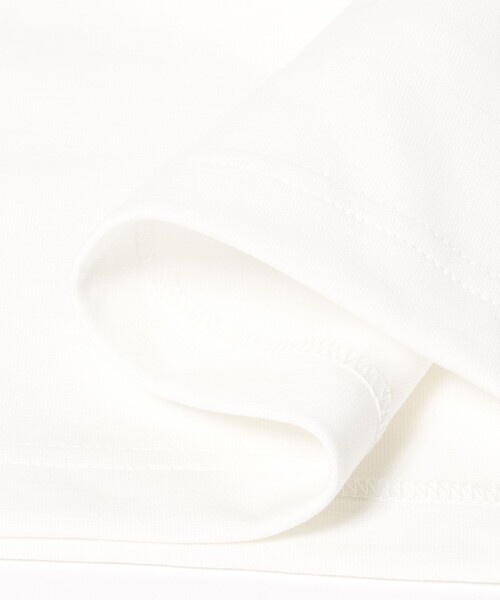 BEAMS HEART(ビームスハート)の「【ユニセックス】ダンボール スラブ ステッチ クルーネック Tシャツ (吸水速乾)(Tシャツ/カットソー・メンズ・ホワイト/ブラック・SMALL/MEDIUM/LARGE)」の14枚目の写真