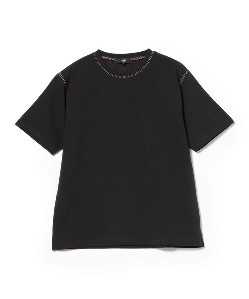 BEAMS HEART(ビームスハート)の「【ユニセックス】ダンボール スラブ ステッチ クルーネック Tシャツ (吸水速乾)(Tシャツ/カットソー・メンズ・ホワイト/ブラック・SMALL/MEDIUM/LARGE)」の15枚目の写真