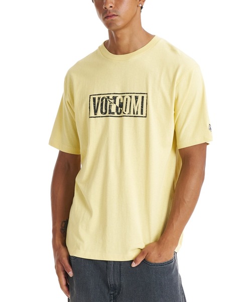 VOLCOM(ボルコム)の「VOLCOM メンズ BIG LOGO SS TEE Tシャツ 【2026年春夏モデル】(Tシャツ/カットソー・メンズ・ブラック/ベージュ系その他/ホワイト/グリーン系その他・X-LARGE/LARGE/MEDIUM/SMALL)」の3枚目の写真