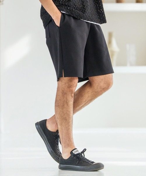 Magine(マージン)の「mp14833-Double Knit Short Pants ショートパンツ(MGN-261-048)(その他パンツ・メンズ・ネイビー/ミックスグレー/ブラック・48/46/44)」の4枚目の写真