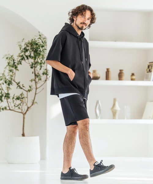 Magine(マージン)の「mp14833-Double Knit Short Pants ショートパンツ(MGN-261-048)(その他パンツ・メンズ・ネイビー/ミックスグレー/ブラック・48/46/44)」の9枚目の写真