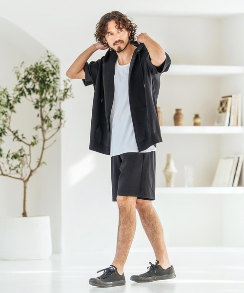 Magine(マージン)の「mp14833-Double Knit Short Pants ショートパンツ(MGN-261-048)(その他パンツ・メンズ・ネイビー/ミックスグレー/ブラック・48/46/44)」の10枚目の写真