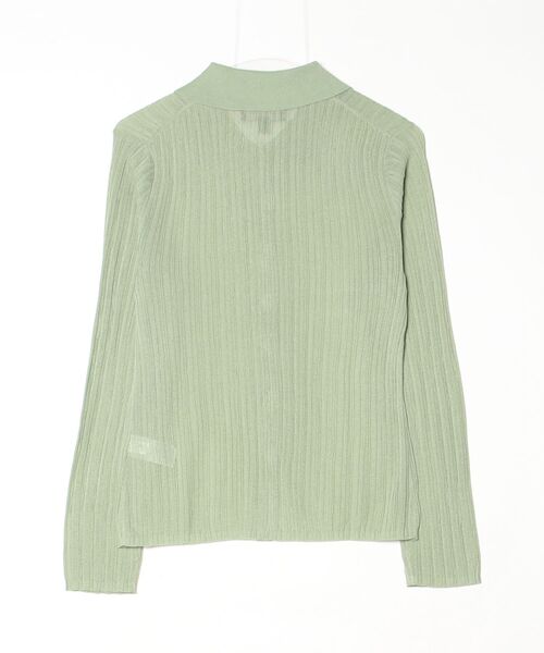 BANANA REPUBLIC FACTORY STORE(バナナリパブリック ファクトリーストア)の「BANANA REPUBLIC FACTORY STORE シアー カーディガン セーター(カーディガン/ボレロ・レディース・ホワイト/グリーン/ブラック・M/XS/L/S)」の4枚目の写真
