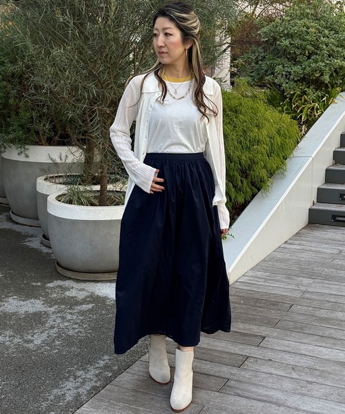 BANANA REPUBLIC FACTORY STORE(バナナリパブリック ファクトリーストア)の「BANANA REPUBLIC FACTORY STORE シアー カーディガン セーター(カーディガン/ボレロ・レディース・ホワイト/グリーン/ブラック・M/XS/L/S)」の12枚目の写真