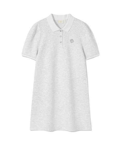 COVERNAT WOMAN(カバーナットウーマン)の「ウーマンパフ カラワンピース Heather Gray(ワンピース・レディース・その他・WS/WM)」の2枚目の写真