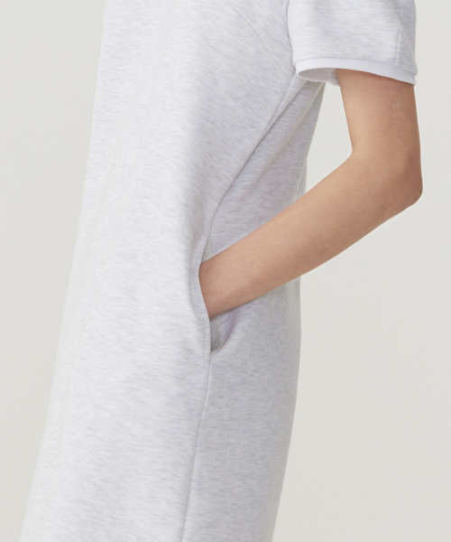 COVERNAT WOMAN(カバーナットウーマン)の「ウーマンパフ カラワンピース Heather Gray(ワンピース・レディース・その他・WS/WM)」の8枚目の写真