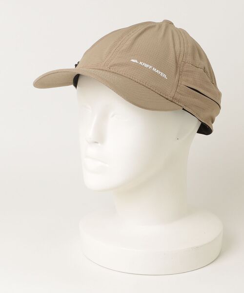 KRIFF MAYER（クリフメイヤー）の「【KRIFF MAYER/クリフメイヤー】2way パッカブルエアリーキャップ（キャップ・メンズ・ネイビー/ベージュ/ブラック・FREE）」の2枚目の写真