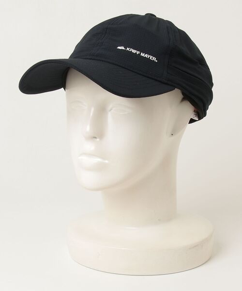 KRIFF MAYER（クリフメイヤー）の「【KRIFF MAYER/クリフメイヤー】2way パッカブルエアリーキャップ（キャップ・メンズ・ネイビー/ベージュ/ブラック・FREE）」の3枚目の写真