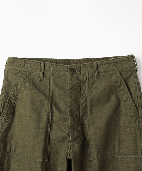 orSlow（オアスロウ）の「Orslow/オアスロウ VINTAGE FIT FATIGUE PANTS（カーゴパンツ・メンズ・オリーブ・2）」の9枚目の写真