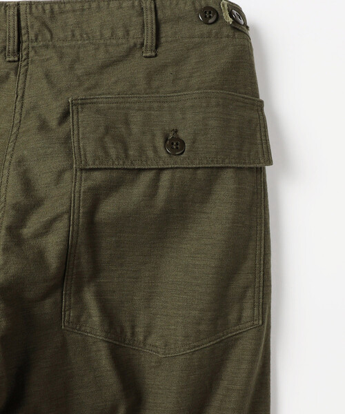 orSlow（オアスロウ）の「Orslow/オアスロウ VINTAGE FIT FATIGUE PANTS（カーゴパンツ・メンズ・オリーブ・2）」の11枚目の写真