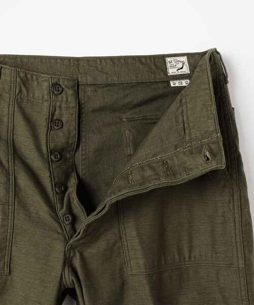 orSlow（オアスロウ）の「Orslow/オアスロウ VINTAGE FIT FATIGUE PANTS（カーゴパンツ・メンズ・オリーブ・2）」の6枚目の写真