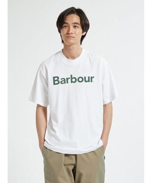 Barbour(バブアー)の「Pensford フロントロゴ Tシャツ(Tシャツ/カットソー・メンズ・ネイビー/ホワイト/オリーブ/ブラック・34/36/38/40/42)」の15枚目の写真