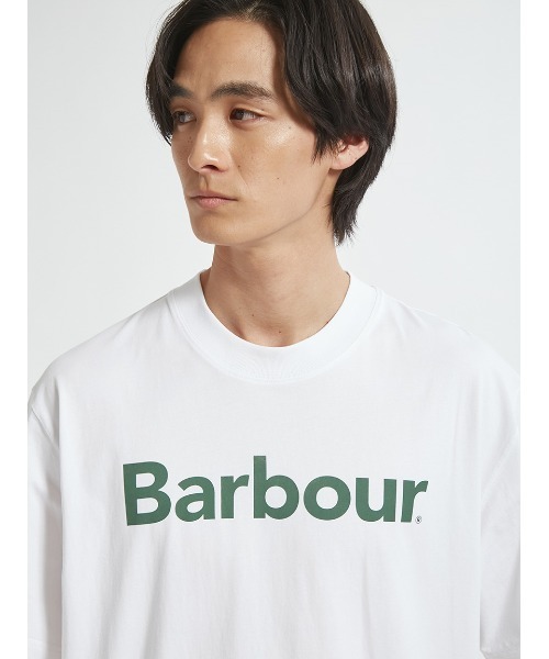 Barbour(バブアー)の「Pensford フロントロゴ Tシャツ(Tシャツ/カットソー・メンズ・ネイビー/ホワイト/オリーブ/ブラック・34/36/38/40/42)」の18枚目の写真