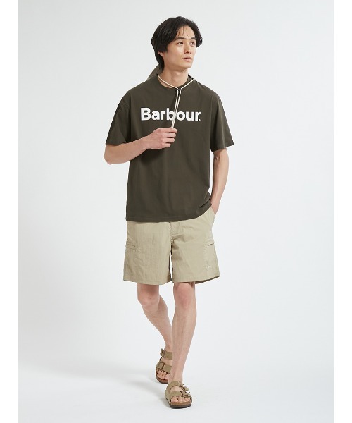 Barbour(バブアー)の「Pensford フロントロゴ Tシャツ(Tシャツ/カットソー・メンズ・ネイビー/ホワイト/オリーブ/ブラック・34/36/38/40/42)」の21枚目の写真