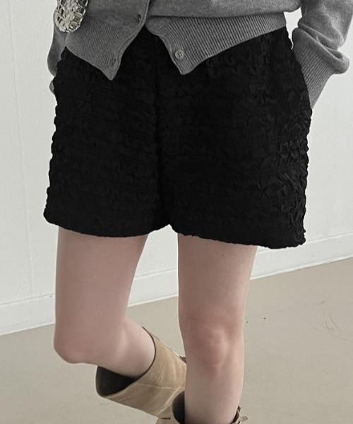 Vipoa(ヴィポア)の「ウエストゴムショートパンツ(その他パンツ・レディース・ホワイト/ブラック・FREE)」の20枚目の写真