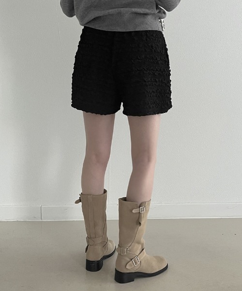Vipoa(ヴィポア)の「ウエストゴムショートパンツ(その他パンツ・レディース・ホワイト/ブラック・FREE)」の21枚目の写真