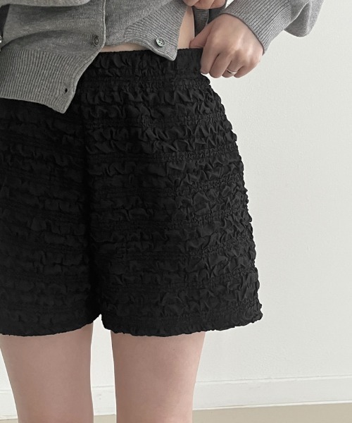 Vipoa(ヴィポア)の「ウエストゴムショートパンツ(その他パンツ・レディース・ホワイト/ブラック・FREE)」の22枚目の写真