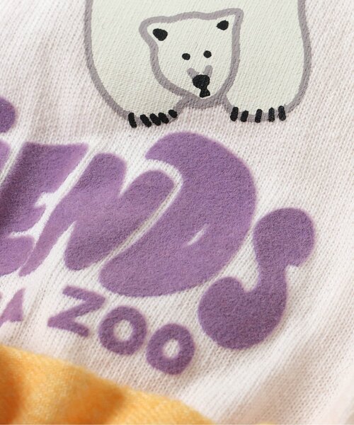 BREEZE（ブリーズ）の「【リンク】旭山動物園応援商品 ドッキングワンピース（ワンピース・キッズ・アイボリー/オレンジ・80/90/100/110/120/130/140）」の7枚目の写真