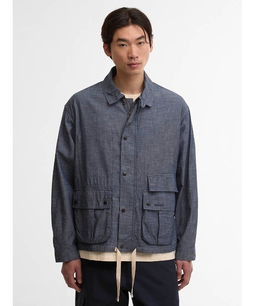 Barbour(バブアー)の「Westoeカジュアルジャケット(ブルゾン・メンズ・ライトブルー・SMALL)」の1枚目の写真