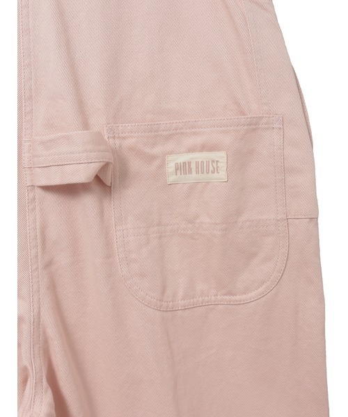 PINK HOUSE(ピンクハウス)の「ネームワッペンいっぱいオーバーオール(サロペット/オーバーオール・レディース・ピンク/キャメル/カーキ/ブラック・フリー)」の10枚目の写真