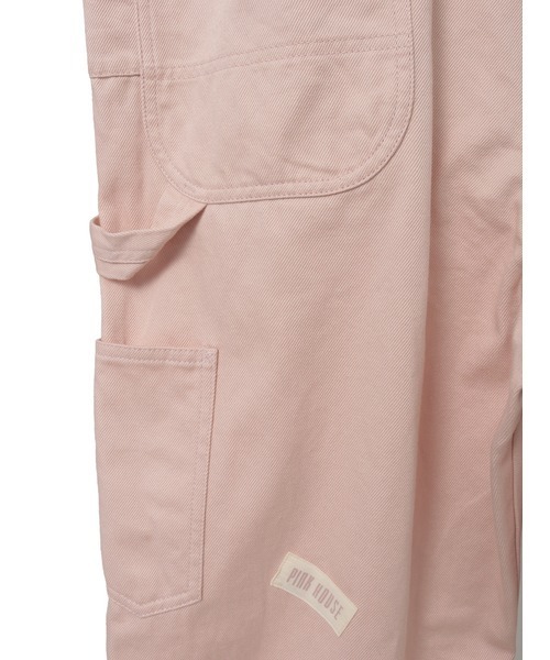 PINK HOUSE(ピンクハウス)の「ネームワッペンいっぱいオーバーオール(サロペット/オーバーオール・レディース・ピンク/キャメル/カーキ/ブラック・フリー)」の11枚目の写真