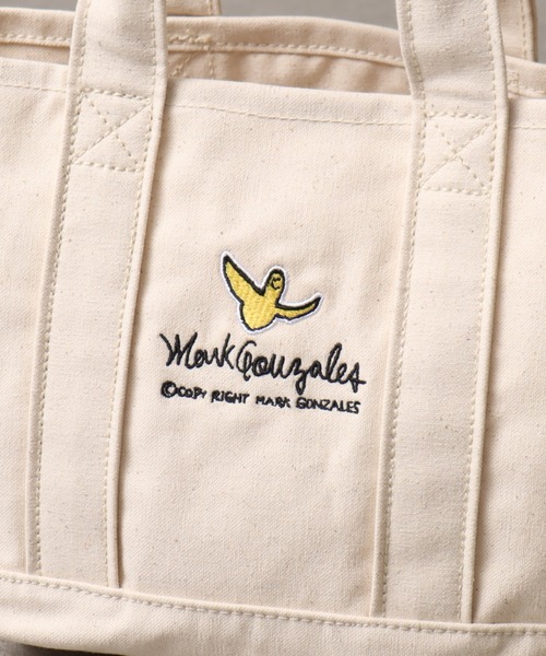 Mark Gonzales(マーク・ゴンザレス)の「【Mark Gonzales/マーク ゴンザレス】アートワークデザインコレクション ランチ ミニトートバッグ(トートバッグ・メンズ・ホワイト・FREE)」の5枚目の写真