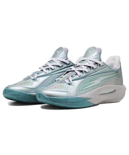 PUMA(プーマ)の「PUMA SCOOT ZEROS III (プーマ スクート・ゼロス・スリー)(スニーカー・メンズ・シルバー系・26cm/26.5cm/27cm/27.5cm/28cm/28.5cm/29cm)」の1枚目の写真