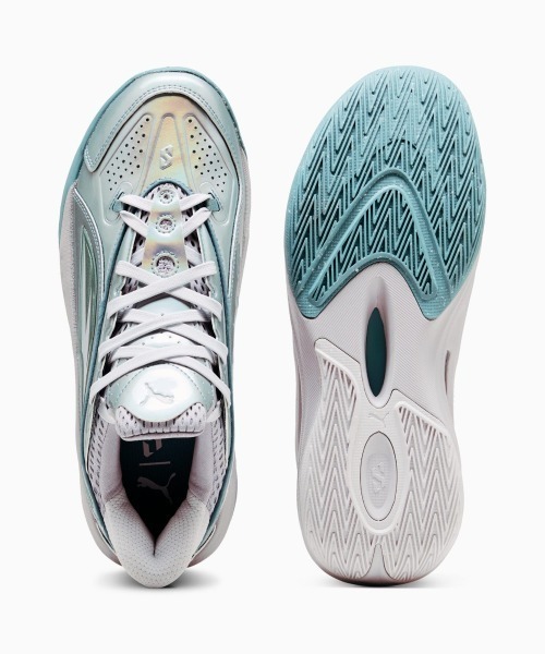 PUMA(プーマ)の「PUMA SCOOT ZEROS III (プーマ スクート・ゼロス・スリー)(スニーカー・メンズ・シルバー系・26cm/26.5cm/27cm/27.5cm/28cm/28.5cm/29cm)」の4枚目の写真