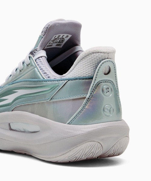 PUMA(プーマ)の「PUMA SCOOT ZEROS III (プーマ スクート・ゼロス・スリー)(スニーカー・メンズ・シルバー系・26cm/26.5cm/27cm/27.5cm/28cm/28.5cm/29cm)」の2枚目の写真