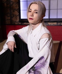 REZEN（リゼン）の「藤×和傘ジップ付和袖シャツ（シャツ/ブラウス）」