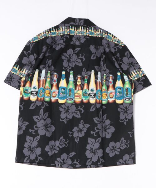 Kahiko（カヒコ）の「【Kahiko】KY'S ハワイビアMEN'Sアロハシャツ（シャツ/ブラウス・メンズ・ネイビー/ブラック・L/M）」の3枚目の写真