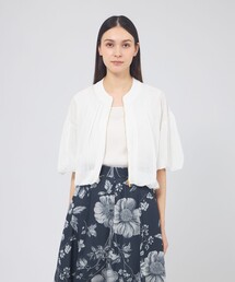 EPOCA（エポカ）の「シアーコットンナイロン ショートニットブルゾン（ブルゾン）」