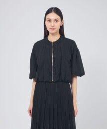 EPOCA（エポカ）の「シアーコットンナイロン ショートニットブルゾン（ブルゾン）」