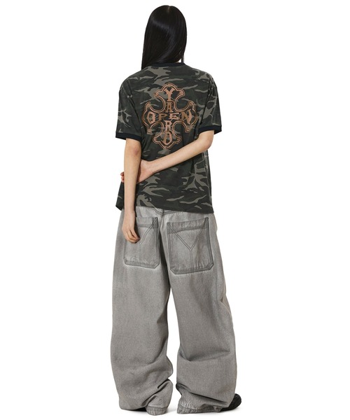 OY（オーワイ）の「『OY/オーワイ』CRUCAMO RINGER TEE/クルカモリンガーTシャツ（Tシャツ/カットソー・メンズ・カモフラージュ・L/M）」の6枚目の写真