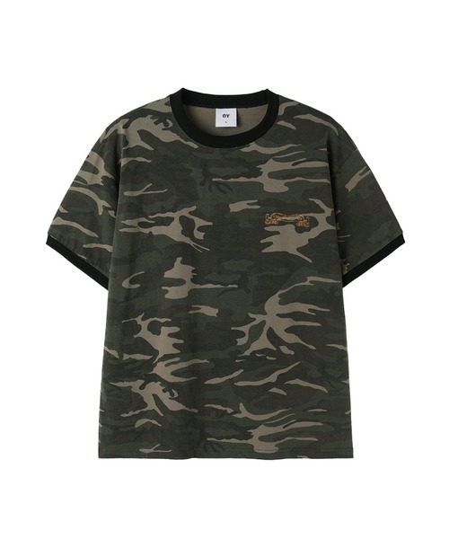 OY（オーワイ）の「『OY/オーワイ』CRUCAMO RINGER TEE/クルカモリンガーTシャツ（Tシャツ/カットソー・メンズ・カモフラージュ・L/M）」の11枚目の写真