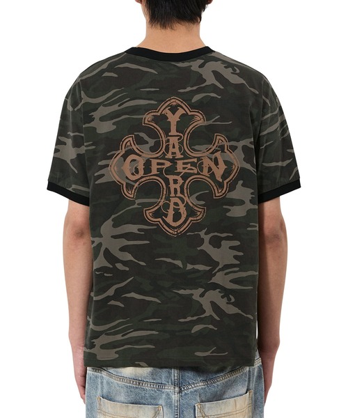 OY（オーワイ）の「『OY/オーワイ』CRUCAMO RINGER TEE/クルカモリンガーTシャツ（Tシャツ/カットソー・メンズ・カモフラージュ・L/M）」の4枚目の写真