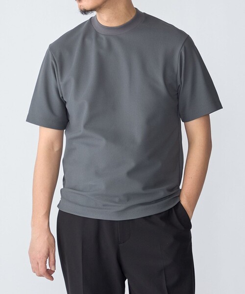 SHIPS(シップス)の「SHIPS:〈洗濯機可能〉FIELD SENSOR(R) ショート スリーブ Tシャツ(セットアップ対応)(Tシャツ/カットソー・メンズ・ホワイト/チャコールグレー/ブラック/オリーブ・SMALL/MEDIUM/LARGE/X-LARGE)」の3枚目の写真