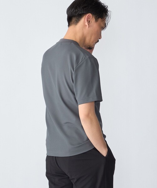 SHIPS(シップス)の「SHIPS:〈洗濯機可能〉FIELD SENSOR(R) ショート スリーブ Tシャツ(セットアップ対応)(Tシャツ/カットソー・メンズ・ホワイト/チャコールグレー/ブラック/オリーブ・SMALL/MEDIUM/LARGE/X-LARGE)」の22枚目の写真