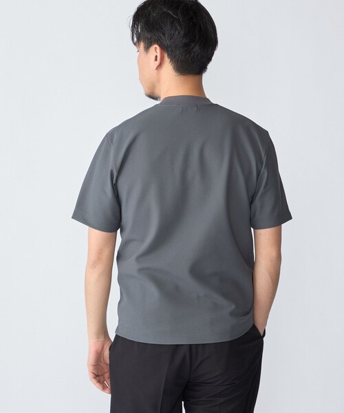 SHIPS(シップス)の「SHIPS:〈洗濯機可能〉FIELD SENSOR(R) ショート スリーブ Tシャツ(セットアップ対応)(Tシャツ/カットソー・メンズ・ホワイト/チャコールグレー/ブラック/オリーブ・SMALL/MEDIUM/LARGE/X-LARGE)」の21枚目の写真