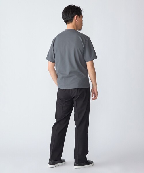 SHIPS(シップス)の「SHIPS:〈洗濯機可能〉FIELD SENSOR(R) ショート スリーブ Tシャツ(セットアップ対応)(Tシャツ/カットソー・メンズ・ホワイト/チャコールグレー/ブラック/オリーブ・SMALL/MEDIUM/LARGE/X-LARGE)」の18枚目の写真