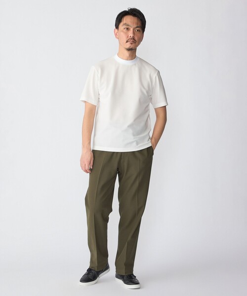 SHIPS(シップス)の「SHIPS:〈洗濯機可能〉FIELD SENSOR(R) ショート スリーブ Tシャツ(セットアップ対応)(Tシャツ/カットソー・メンズ・ホワイト/チャコールグレー/ブラック/オリーブ・SMALL/MEDIUM/LARGE/X-LARGE)」の15枚目の写真