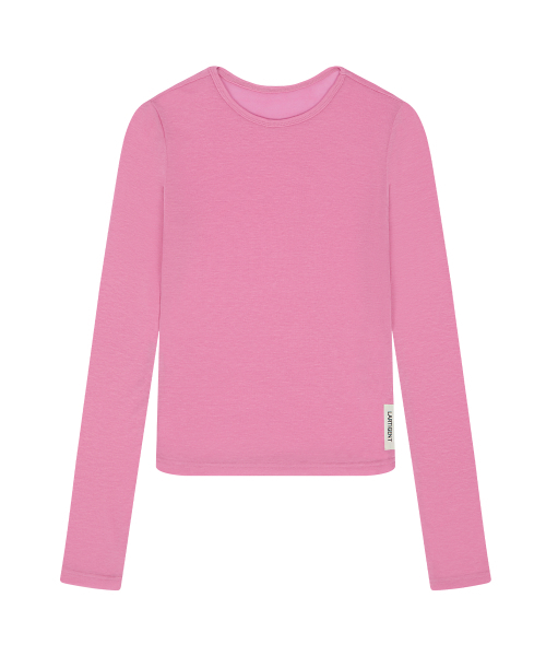 LARTIGENT(ラーティゼン)の「L23 SLIM TENCEL T-SHIRT(PINK)(Tシャツ/カットソー・レディース・その他・FREE)」の5枚目の写真