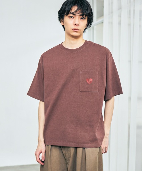 LAKOLE(ラコレ)の「ハートワンポイントポケTEE / 652946(Tシャツ/カットソー・メンズ・ブラック/ホワイト/アクア/ブラウン・LARGE/MEDIUM)」の9枚目の写真