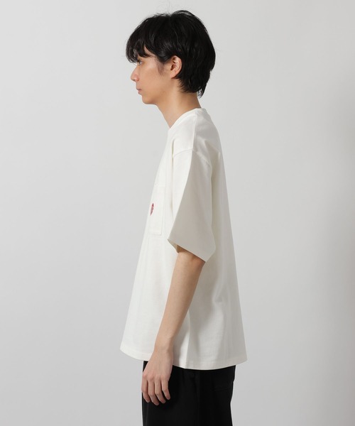 LAKOLE(ラコレ)の「ハートワンポイントポケTEE / 652946(Tシャツ/カットソー・メンズ・ブラック/ホワイト/アクア/ブラウン・LARGE/MEDIUM)」の20枚目の写真