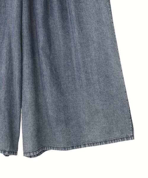 YECCA VECCA（イェッカヴェッカ）の「バイオ加工ヴィンテージデニムワイドパンツ（デニムパンツ・レディース・インディゴブルー/グレー・FREE）」の19枚目の写真
