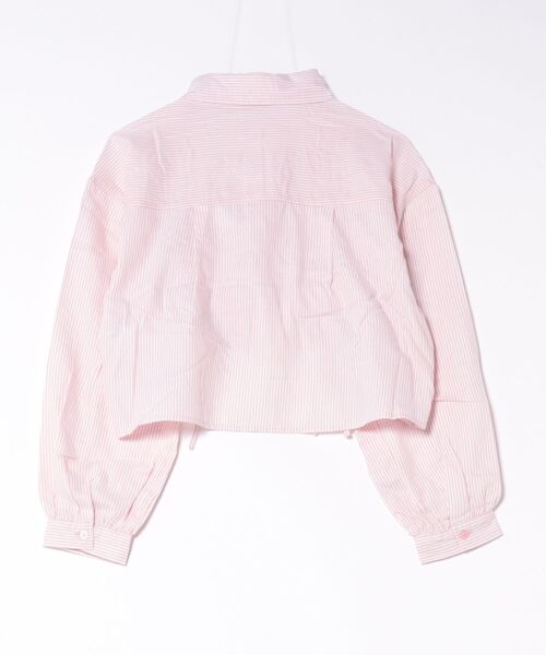 P.V.T(ピーブイティー)の「フロントドロストシャツ(シャツ/ブラウス・レディース・サックスブルー系/PINK/Navy・M)」の7枚目の写真