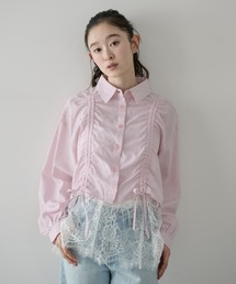 フロントドロストシャツ
