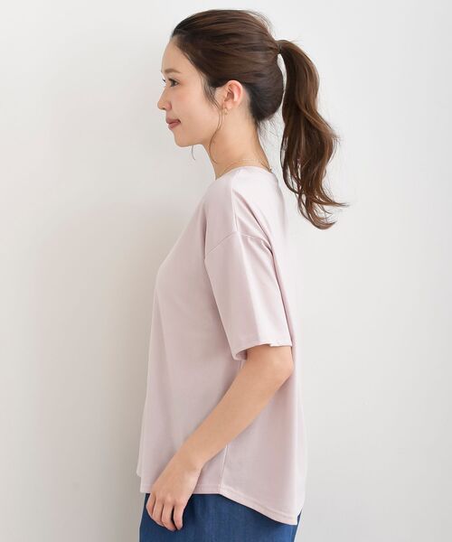 rps(アールピーエス)の「FeelCoolフルーツTシャツ(Tシャツ/カットソー・レディース・アイボリー/サックスブルー/ピンク・フリー)」の13枚目の写真